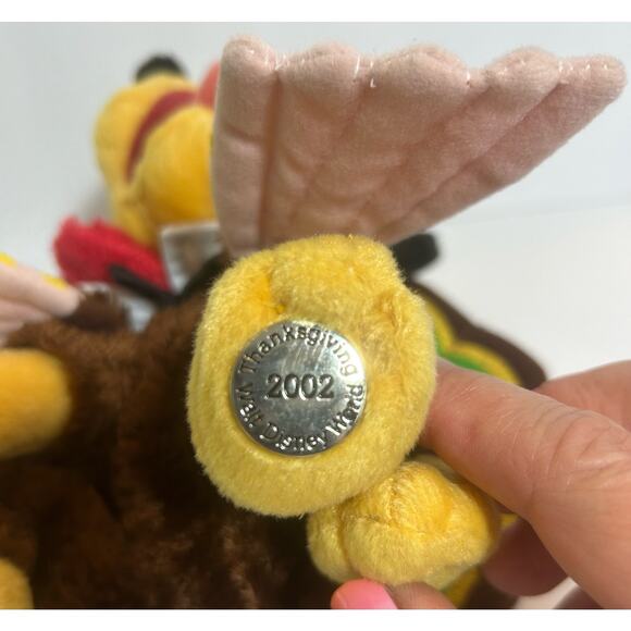 NWT! Disney Parks Edition Pluto Bean Bag Thanksgiving Turkey 2002 - Picture 4 of 9